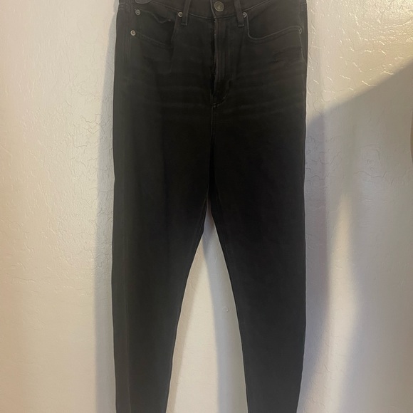 American Eagle Highest Rise 90s Boyfriend Black Jeans Womens Size 6 Regular - Picture 4 of 4